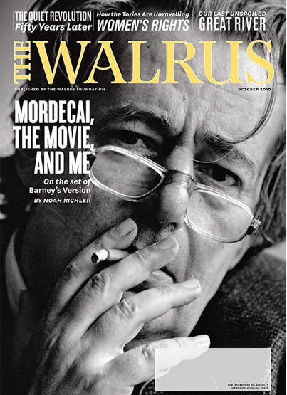 The October 2010 issue of The Walrus