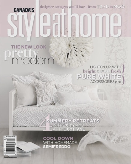 July cover of Style at Home